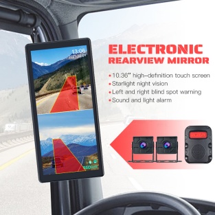 Semi Truck Side Mirror Camera Semi Truck Side Mirror Camera