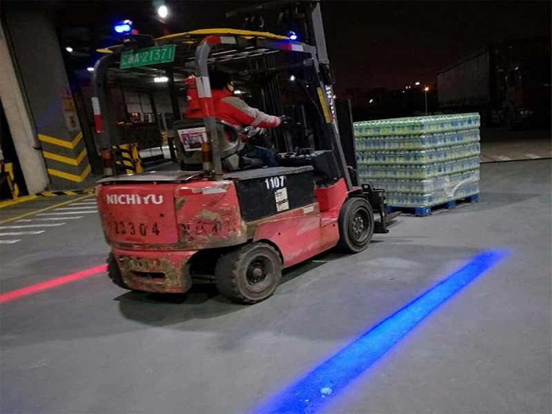 forklift red safety zone line light forklift red safety zone line light