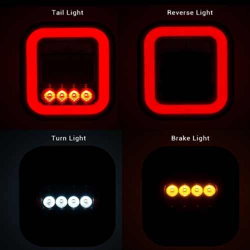 Truck Tail Lights with Brake Turn Reverse Truck Tail Lights with Brake Turn Reverse