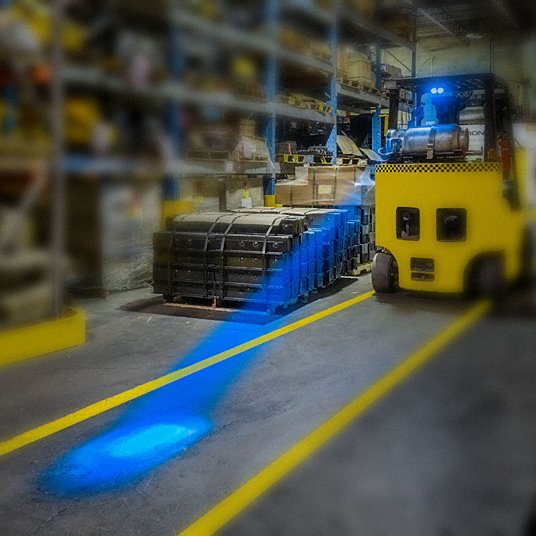 forklift blue spotlight forklift blue spotlight