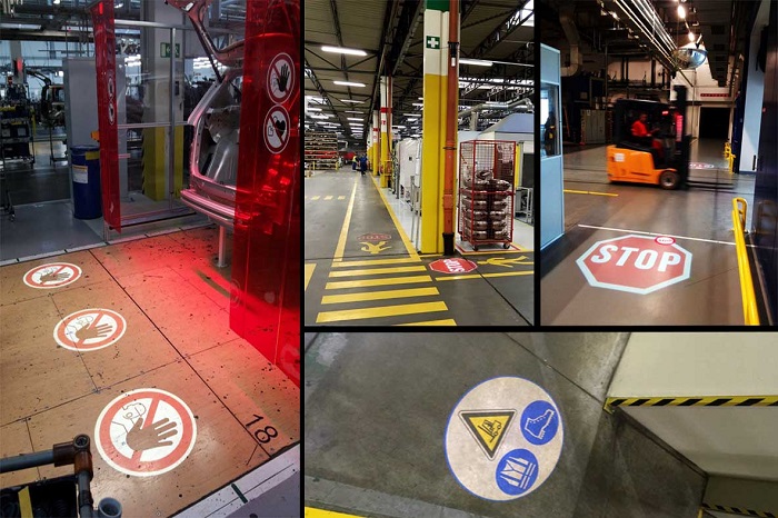 led safety signage projectors led safety signage projectors