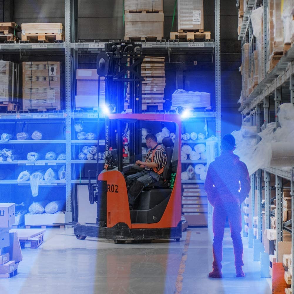 forklift blue spotlight forklift blue spotlight