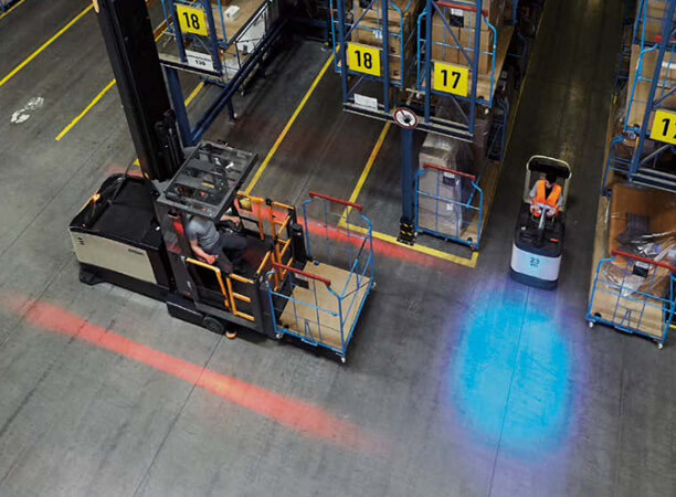 TOPTREE | Blue Forklift Safety Lights vs Red Forklift Safety Lights