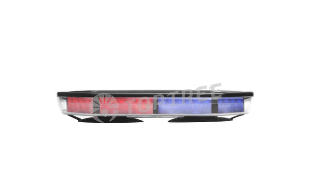 Red-Blue LED Warning Mini Light Bar