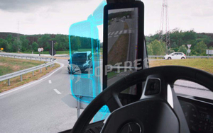 semi-truck side-mirror camera kit