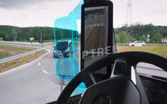 semi-truck side-mirror camera kit