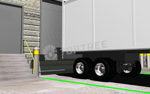truck docking laser projector