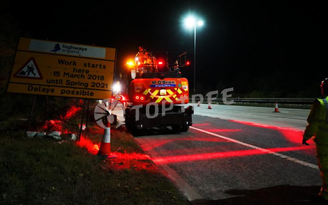 7 Inch Crane and Lift Truck Safety Zone Lights by Toptree