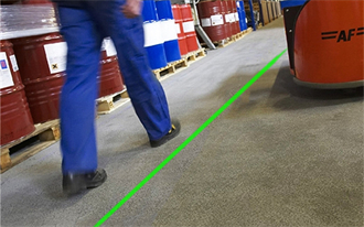 Laser Virtual Walkways