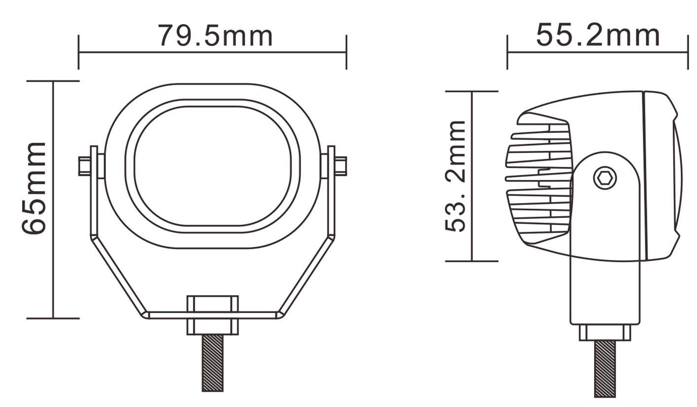Zone Warning Lights For Forklift