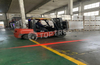forklift pedestrian warning line light