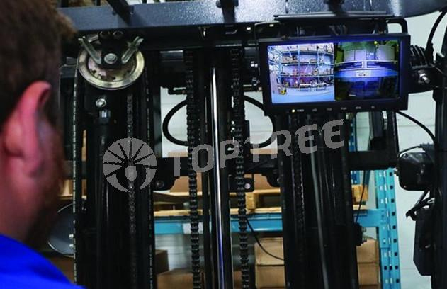 digital rear-view camera for forklifts