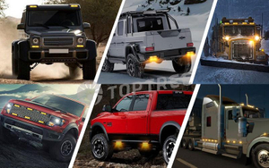 amber LED rotary beacon light