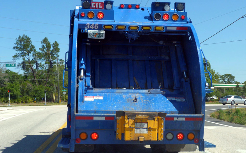 round amber tail lights