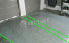 high-output laser line projection for warehouse zones