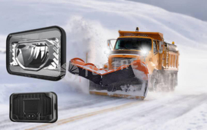 5-inch heated LED snow plow headlight