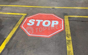 industrial floor safety sign projector