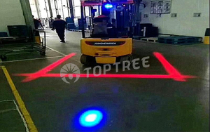 forklift blue spot safety light