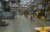 Warehouse Virtual Laser Line Light Floor Marking System Walkway Laser Lines
