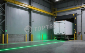 truck docking laser guide