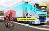 blind-spot camera system for bus/truck