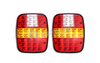 combination rear tail light for trucks & trailers