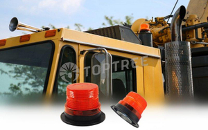 amber emergency flashing beacon