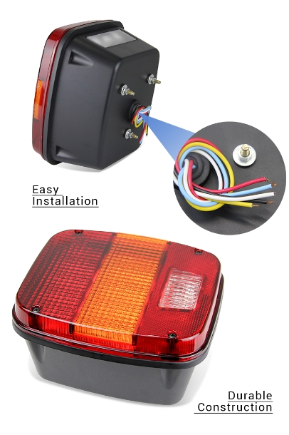 Tricolor Combination Rear Taillight