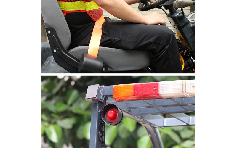 forklift seat belt alarm