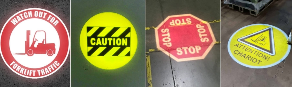 Virtual Floor Marking Projector Light