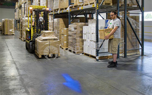 forklift arrow safety light