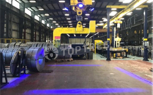 overhead crane safety zone light