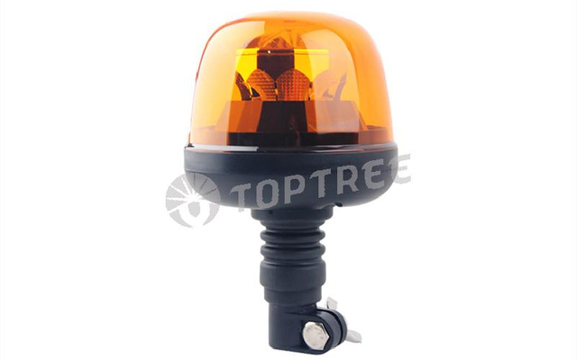 pipe-mounted amber LED beacon