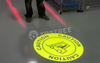 warehouse pedestrian safety projector light