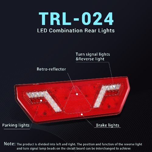 Brake Turn Signal Reversing Lanterna Traseira
