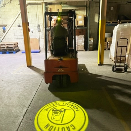 Forklift Sign Projector