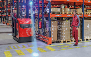 forklift blue safety light