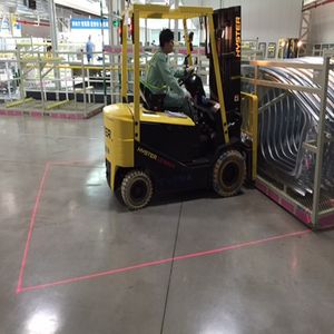 IP67 forklift red line laser light
