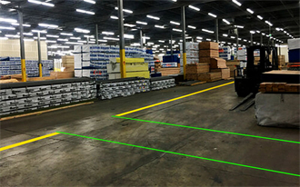 Warehouse Laser Floor Marking