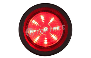 red round stop turn tail light