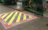 heavy-traffic industrial virtual sign floor marking