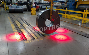 72W red crane safety light