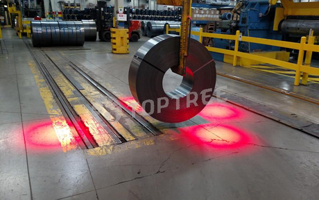 Crane Safety Lighting 72W Red Safety Crane Warning Lights