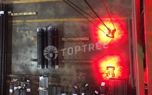overhead crane warning spotlight