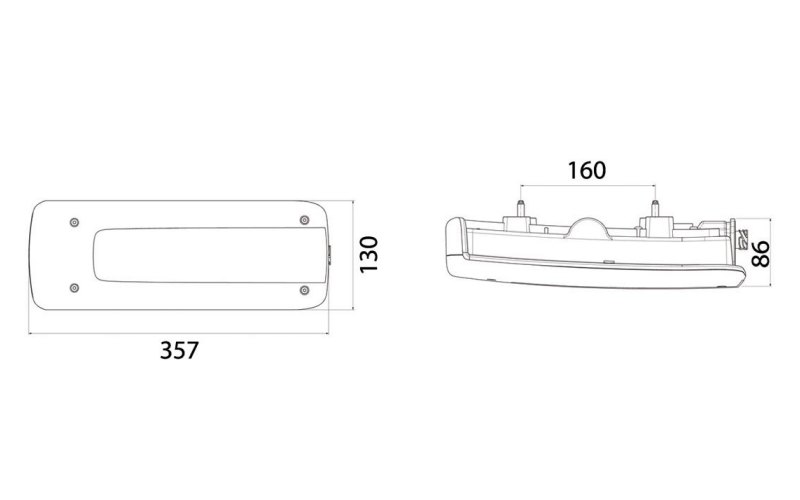 VOLVO TRUCK TAIL LIGHTS