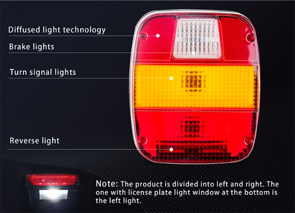 Brake Turn Reverse Lights