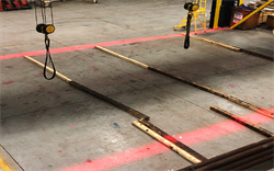 Overhead Crane LED Pedestrian Warning Light