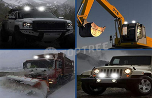 27W round LED work light