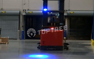 12W forklift blue safety light