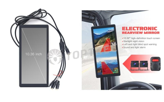 commercial truck bus camera monitor system